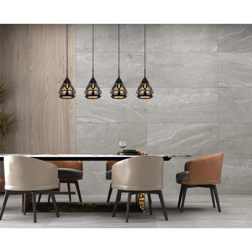 Globo - Κρεμαστό φωτιστικό οροφής 4xE27/40W/230V