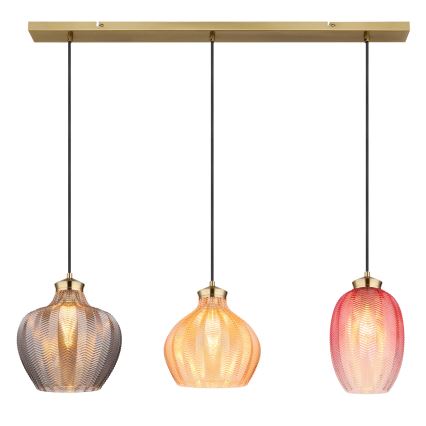 Globo - Κρεμαστό φωτιστικό με καλώδιο 3xE27/60W/230V