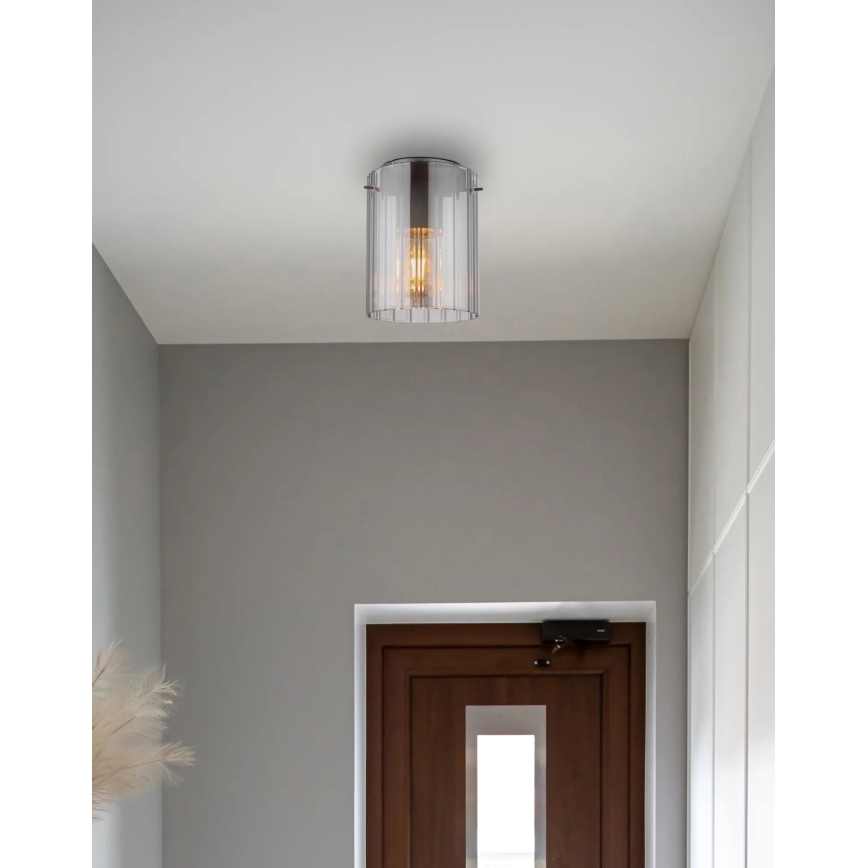 Globo - Φωτιστικό οροφής 1xE27/40W/230V διάμετρος 18 cm γκρι