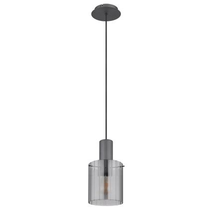 Globo - Κρεμαστό φωτιστικό οροφής 1xE27/40W/230V διάμετρος 18 cm γκρι