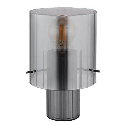 Globo - Eπιτραπέζιο φωτιστικό 1xE27/40W/230V διάμετρος 14 cm γκρι
