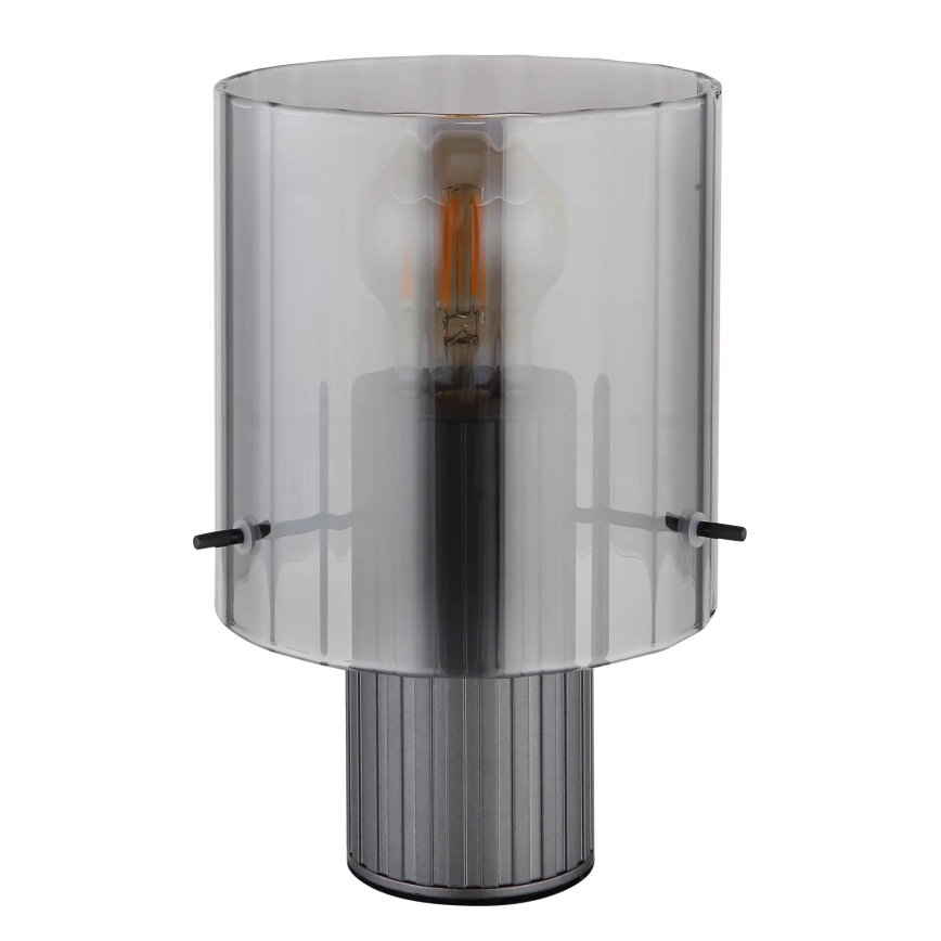 Globo - Eπιτραπέζιο φωτιστικό 1xE27/40W/230V διάμετρος 14 cm γκρι