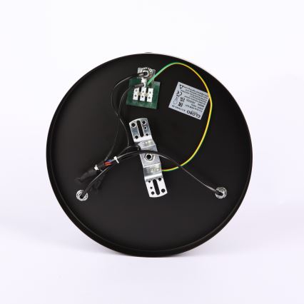 Globo - Πλαφονιέρα οροφής 3xE27/40W/230V διάμετρος 40,5 cm μαύρο