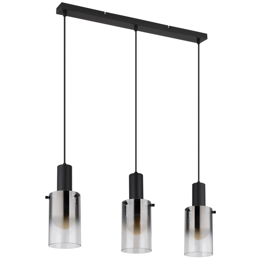 Globo - Κρεμαστό φωτιστικό οροφής 3xE27/40W/230V μαύρο