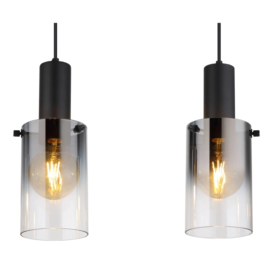 Globo - Κρεμαστό φωτιστικό οροφής 3xE27/40W/230V μαύρο