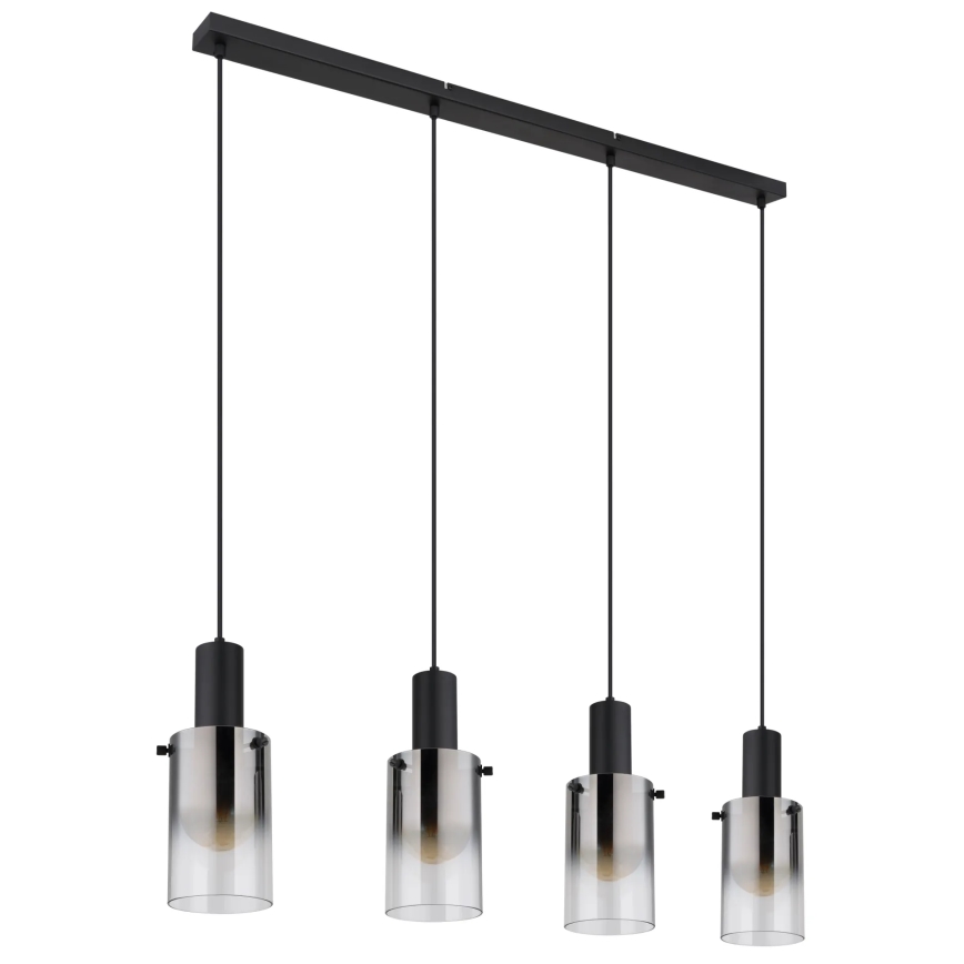 Globo - Κρεμαστό φωτιστικό οροφής 4xE27/40W/230V μαύρο