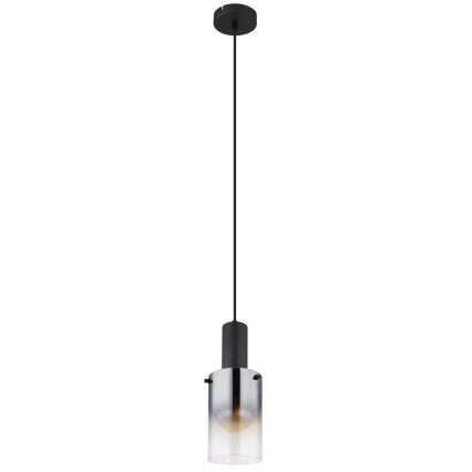 Globo - Κρεμαστό φωτιστικό οροφής 1xE27/40W/230V διάμετρος 12,5 cm μαύρο