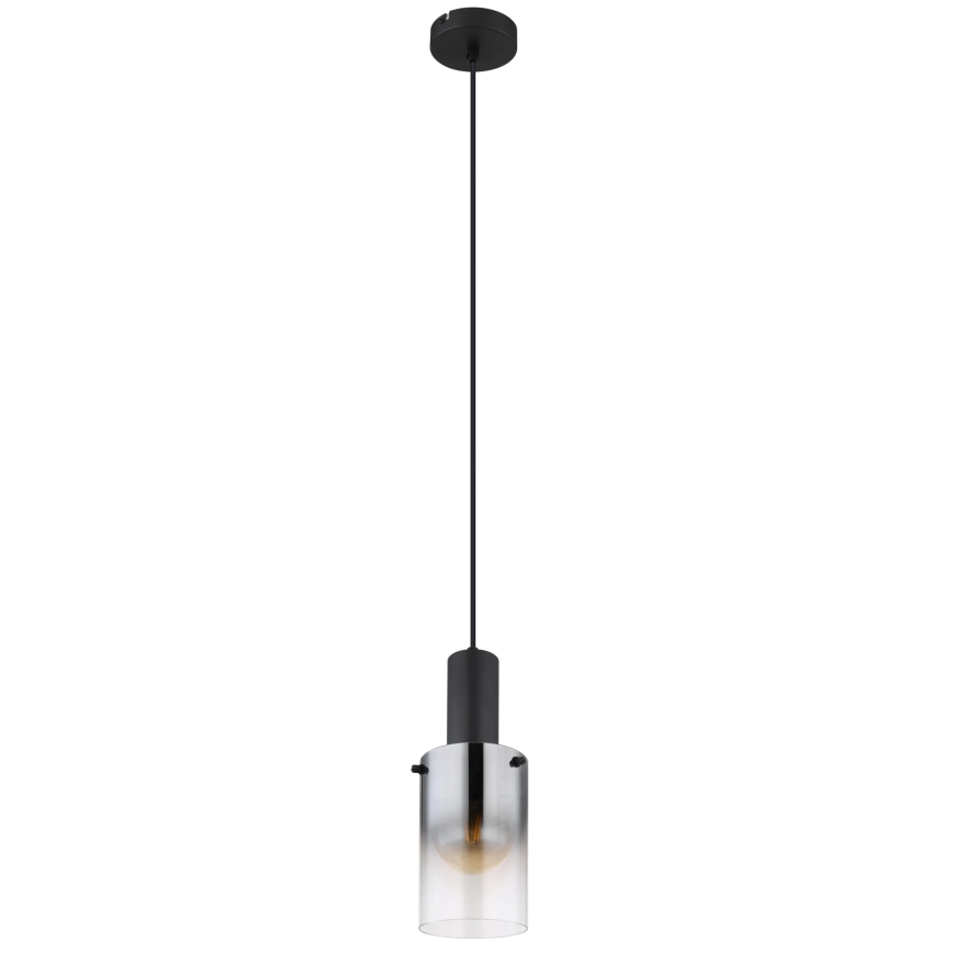 Globo - Κρεμαστό φωτιστικό οροφής 1xE27/40W/230V διάμετρος 12,5 cm μαύρο
