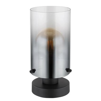 Globo - Eπιτραπέζιο φωτιστικό 1xE27/40W/230V διάμετρος 12,5 cm μαύρο