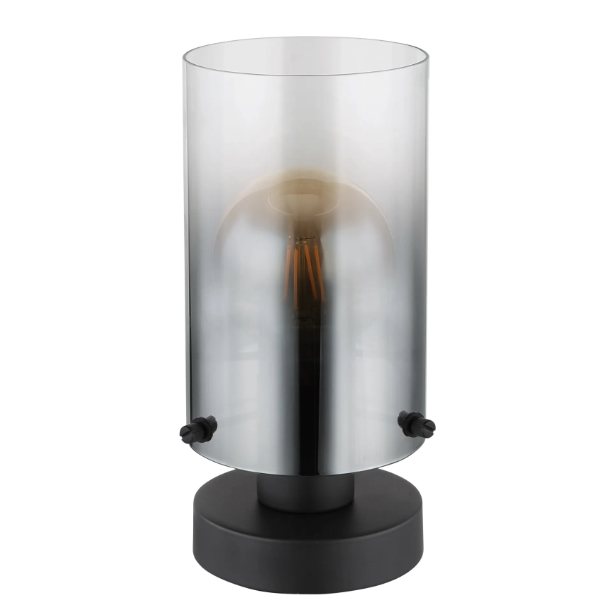 Globo - Eπιτραπέζιο φωτιστικό 1xE27/40W/230V διάμετρος 12,5 cm μαύρο