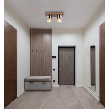 Globo - Φωτιστικό οροφής 2xE27/40W/230V 16x41 cm