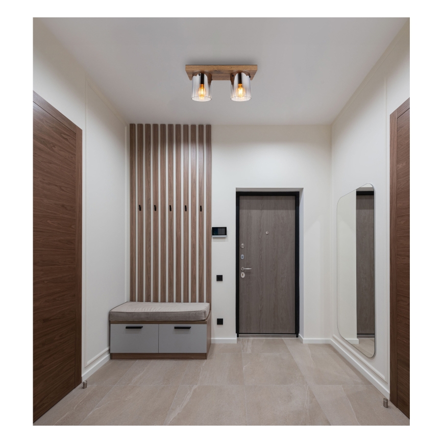 Globo - Φωτιστικό οροφής 2xE27/40W/230V 16x41 cm