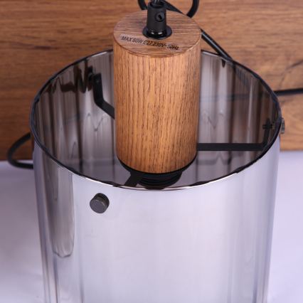 Globo - Κρεμαστό φωτιστικό με καλώδιο 3xE27/60W/230V