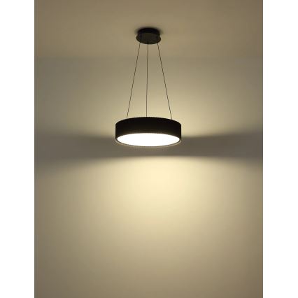 Globo - LED κρεμαστό φωτιστικό με καλώδιο LED/45W/230V 2700/4000/6000K διάμ. 46 cm μαύρο