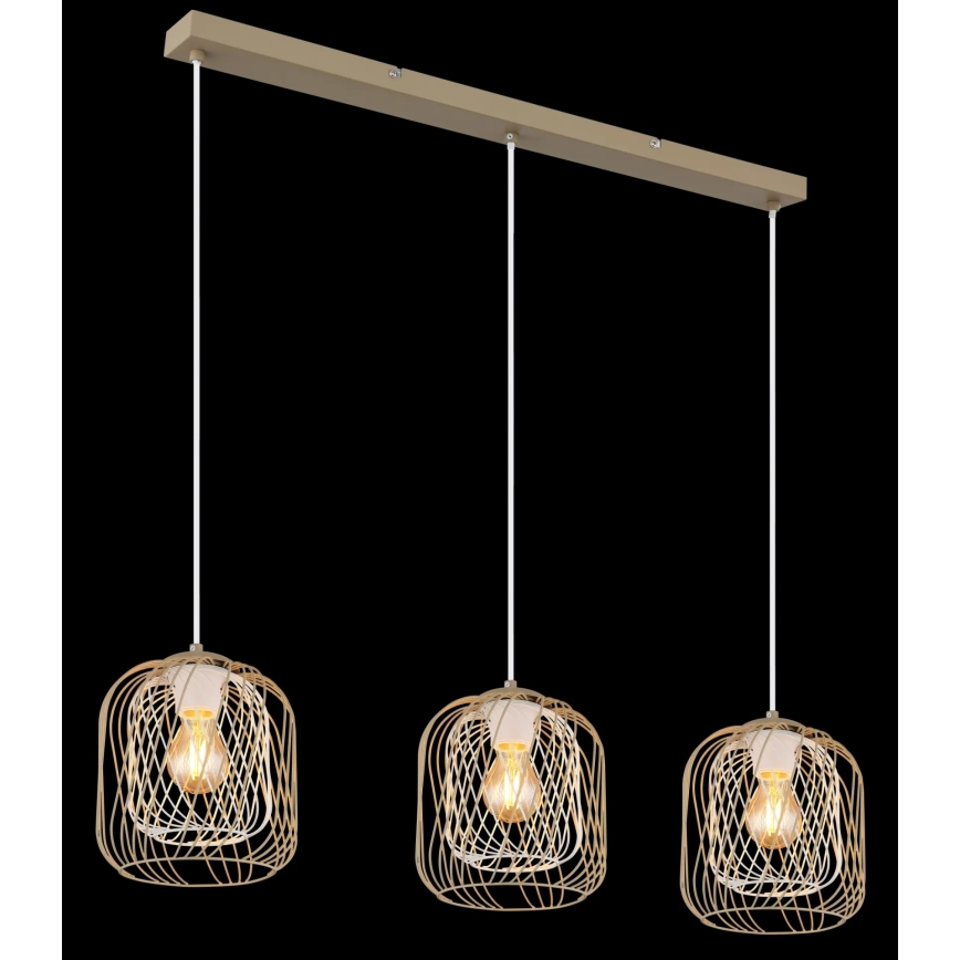 Globo - Κρεμαστό φωτιστικό με καλώδιο 3xE27/40W/230V