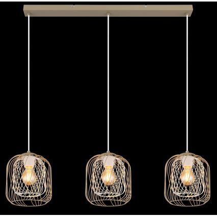 Globo - Κρεμαστό φωτιστικό με καλώδιο 3xE27/40W/230V