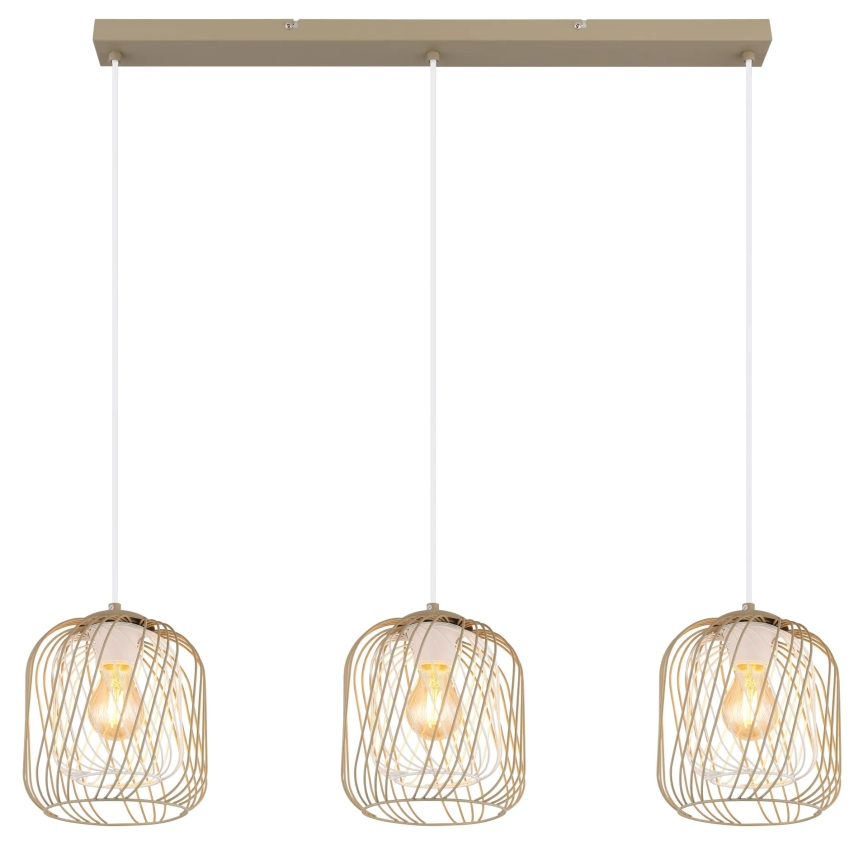 Globo - Κρεμαστό φωτιστικό με καλώδιο 3xE27/40W/230V