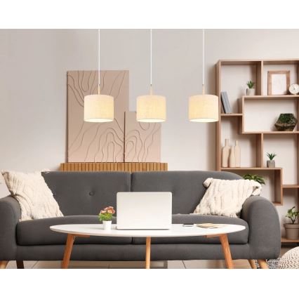 Globo - Κρεμαστό φωτιστικό με καλώδιο 3xE27/40W/230V