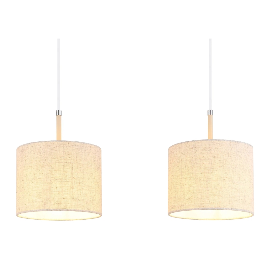 Globo - Κρεμαστό φωτιστικό με καλώδιο 3xE27/40W/230V