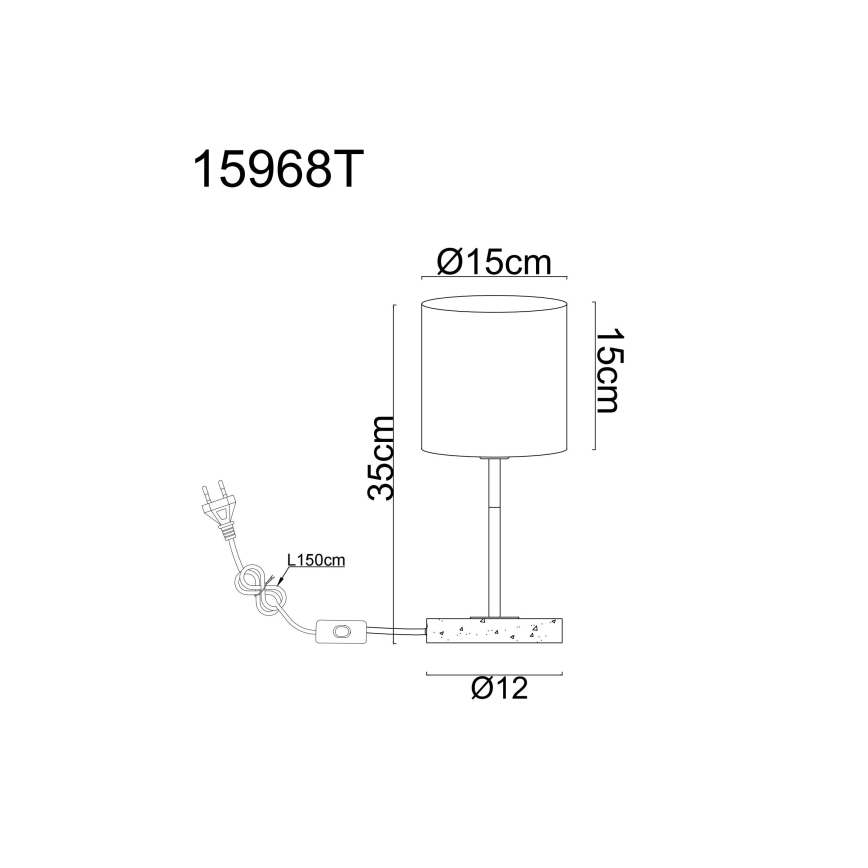 Globo - Επιτραπέζιο φωτιστικό 1xE14/40W/230V