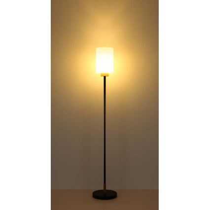 Globo - Επιδαπέδιο φωτιστικό 1xE27/60W/230V μαύρο/λευκό