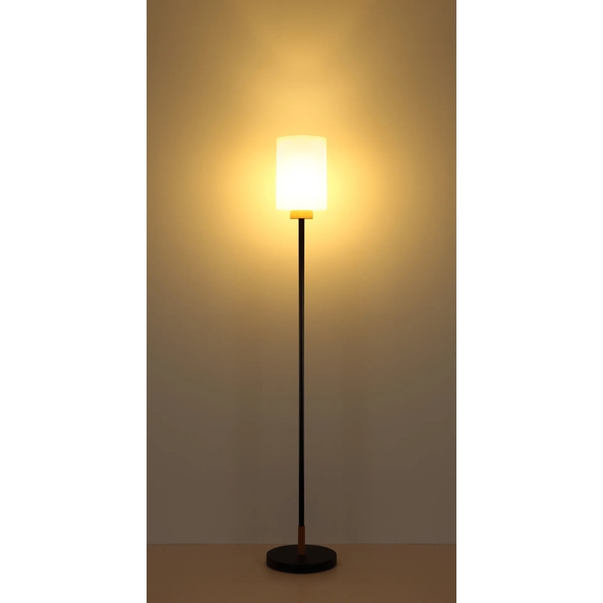 Globo - Επιδαπέδιο φωτιστικό 1xE27/60W/230V μαύρο/λευκό