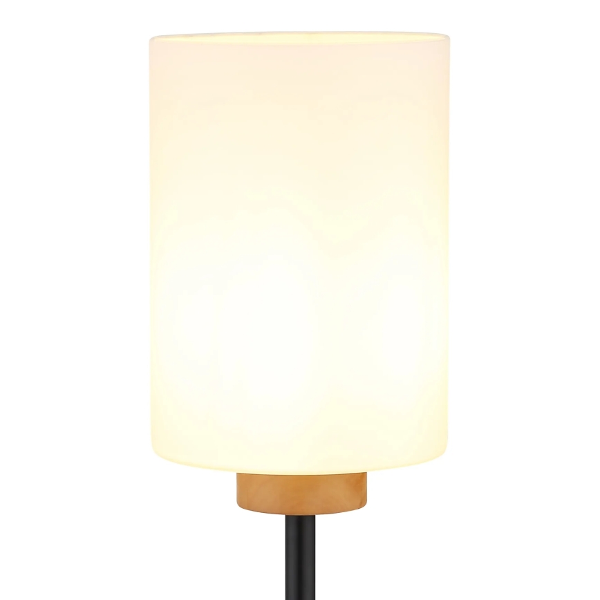 Globo - Επιδαπέδιο φωτιστικό 1xE27/60W/230V μαύρο/λευκό