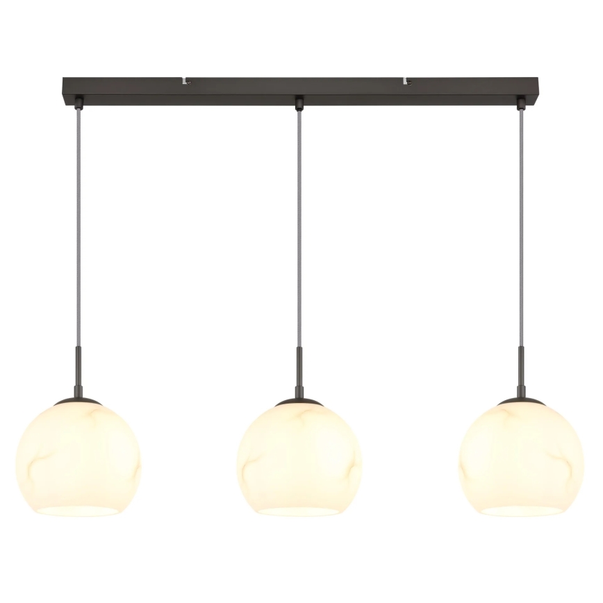Globo - Κρεμαστό φωτιστικό με καλώδιο 3xE27/60W/230V