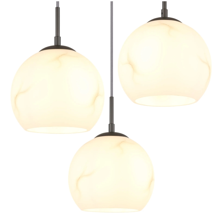 Globo - Κρεμαστό φωτιστικό με καλώδιο 3xE27/60W/230V Ø 42,5 cm