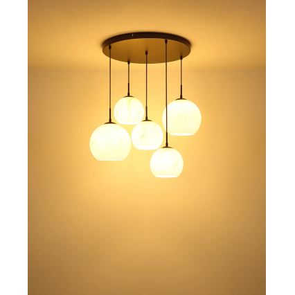 Globo - Κρεμαστό φωτιστικό σε καλώδιο 5xE27/60W/230V διάμ. 75 cm