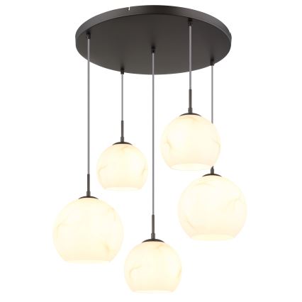 Globo - Κρεμαστό φωτιστικό σε καλώδιο 5xE27/60W/230V διάμ. 75 cm