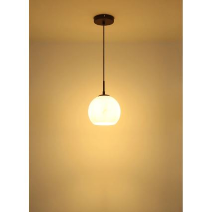 Globo - Κρεμαστό φωτιστικό με καλώδιο 1xE27/60W/230V Ø 20 cm