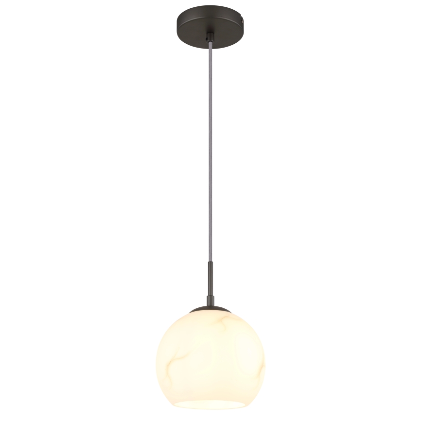Globo - Κρεμαστό φωτιστικό με καλώδιο 1xE27/60W/230V Ø 20 cm