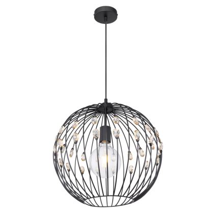 Globo - Κρεμαστό φωτιστικό με καλώδιο 1xE27/60W/230V Ø40 εκ.