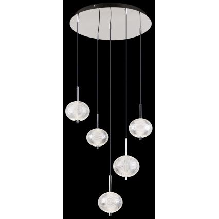 Globo -  Κρεμαστό φωτιστικό οροφής LED 5xLED/6,6W/230V 3000/4500/6500K