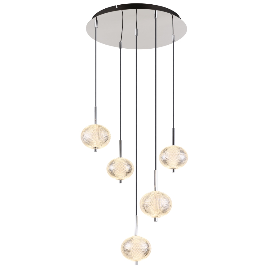 Globo -  Κρεμαστό φωτιστικό οροφής LED 5xLED/6,6W/230V 3000/4500/6500K