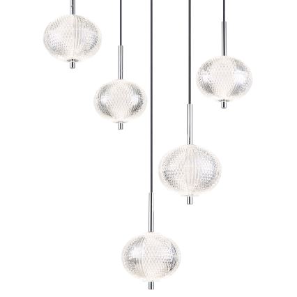 Globo -  Κρεμαστό φωτιστικό οροφής LED 5xLED/6,6W/230V 3000/4500/6500K