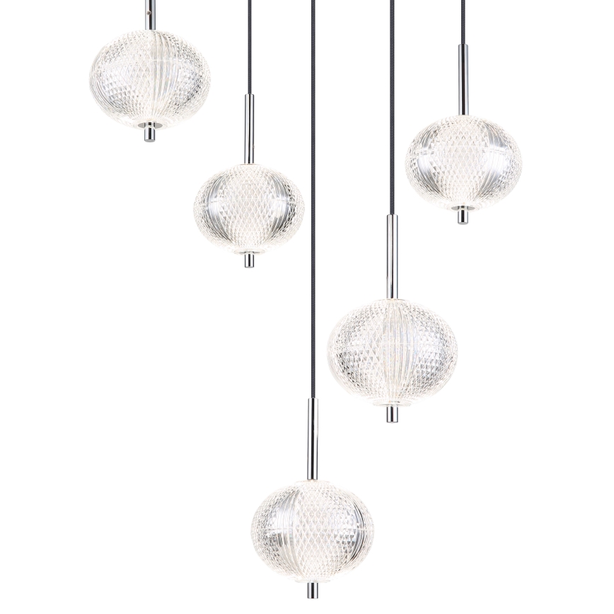 Globo -  Κρεμαστό φωτιστικό οροφής LED 5xLED/6,6W/230V 3000/4500/6500K