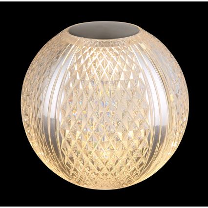 Globo - Επιτραπέζια λάμπα αφής dimming LED LED/2W/5V 1200 mAh USB διαφανής