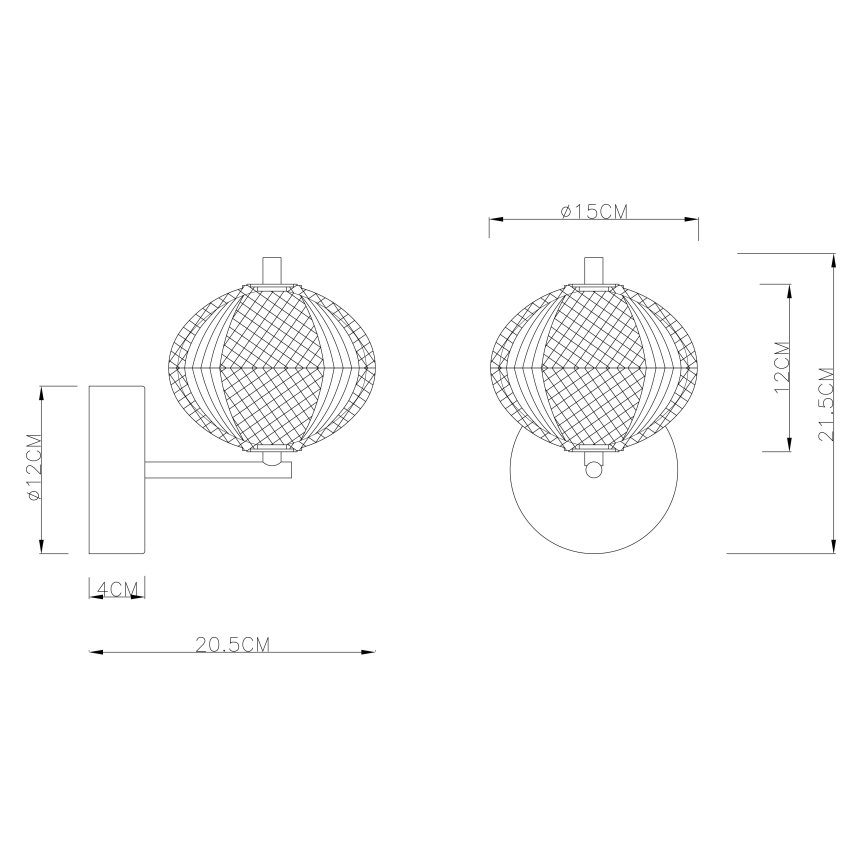 Globo - Φωτιστικό τοίχου LED LED/7W/230V 3000/4500/6500K