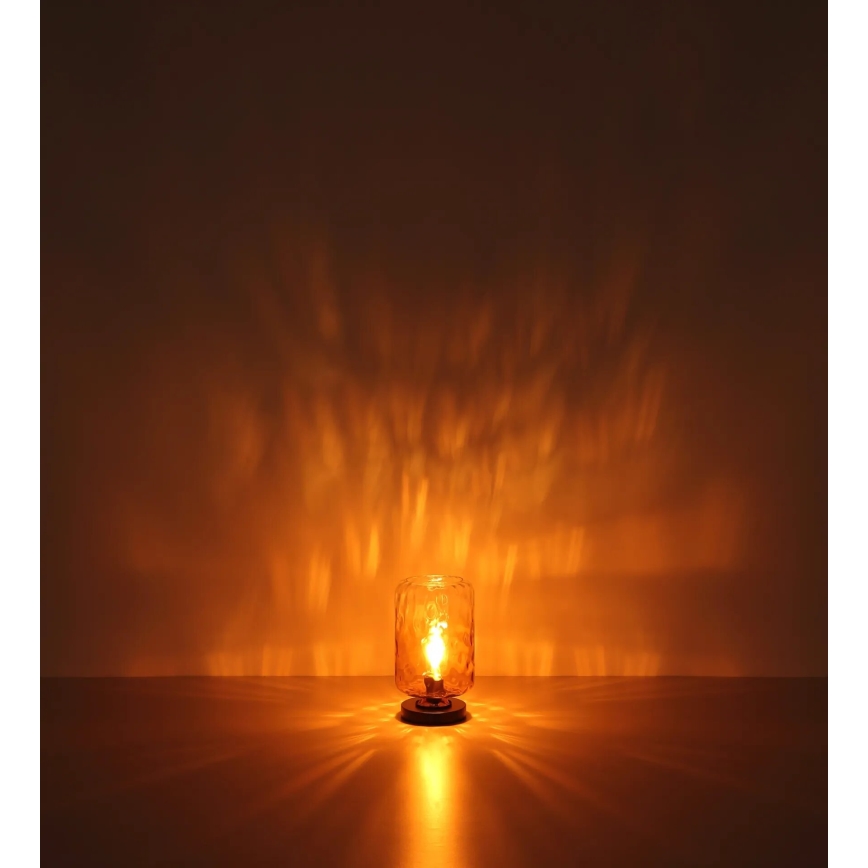 Globo - Eπιτραπέζιο φωτιστικό 1xE27/60W/230V καφέ