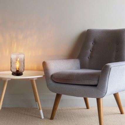 Globo - Eπιτραπέζιο φωτιστικό 1xE27/60W/230V γκρι