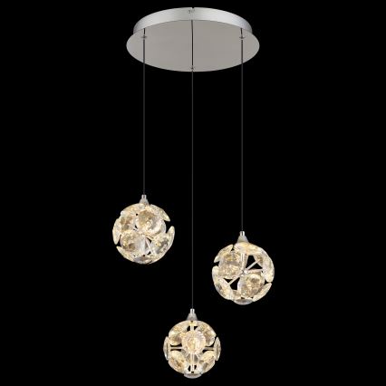 Globo - Κρεμαστό φωτιστικό LED με καλώδιο LED/24W/230V
