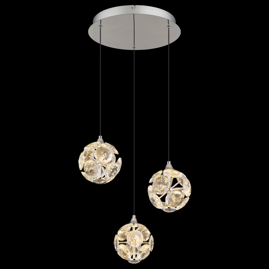 Globo - Κρεμαστό φωτιστικό LED με καλώδιο LED/24W/230V