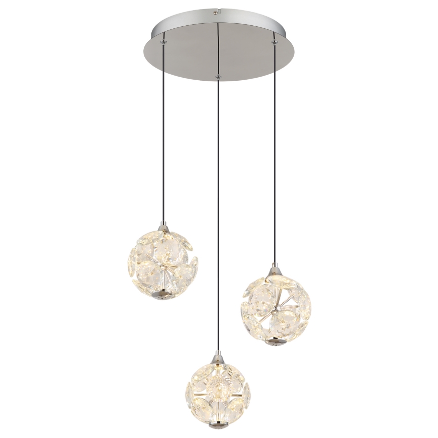 Globo - Κρεμαστό φωτιστικό LED με καλώδιο LED/24W/230V