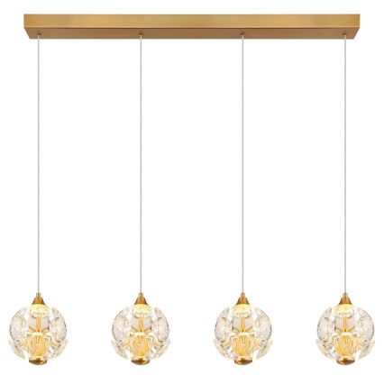 Globo - Κρεμαστό LED φωτιστικό με καλώδιο LED/32W/230V 3000K χρυσό