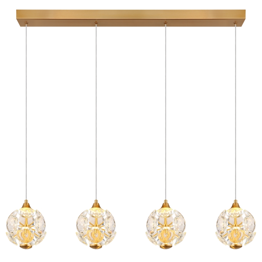 Globo - Κρεμαστό LED φωτιστικό με καλώδιο LED/32W/230V 3000K χρυσό