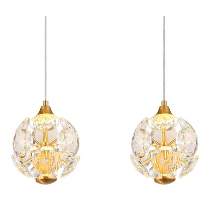 Globo - Κρεμαστό LED φωτιστικό με καλώδιο LED/32W/230V 3000K χρυσό
