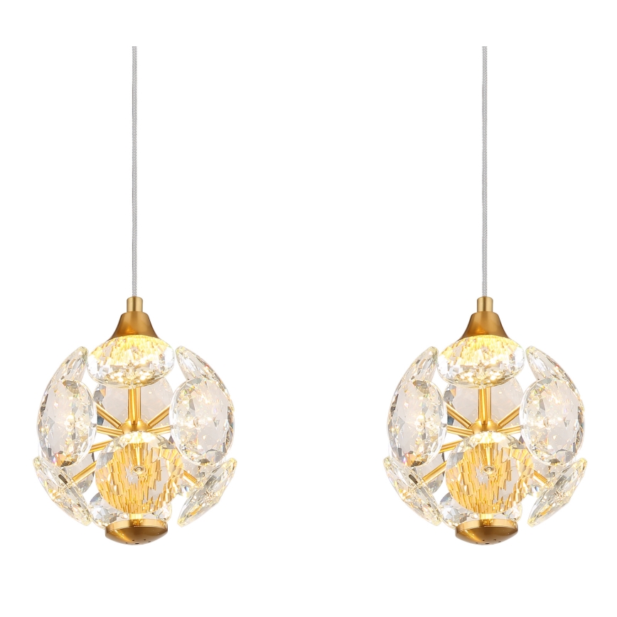 Globo - Κρεμαστό LED φωτιστικό με καλώδιο LED/32W/230V 3000K χρυσό
