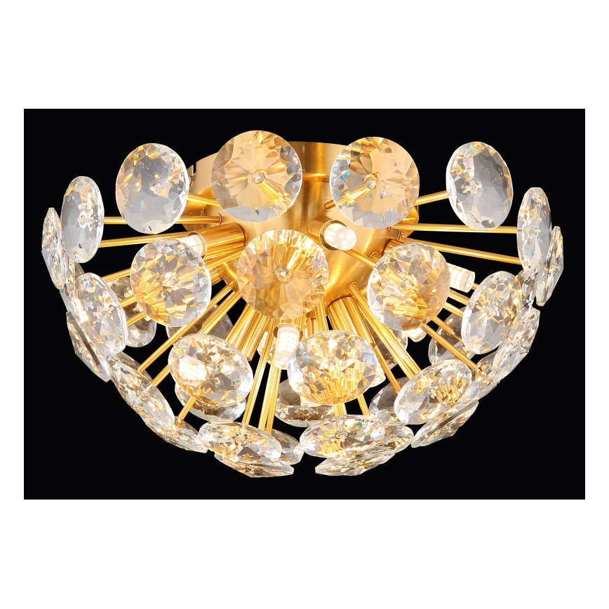 Globo - Φωτιστικό οροφής 10xG9/7W/230V χρυσό διάμετρος 39 cm